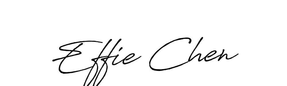 Antro_Vectra_Bolder is a professional signature style that is perfect for those who want to add a touch of class to their signature. It is also a great choice for those who want to make their signature more unique. Get Effie Chen name to fancy signature for free. Effie Chen signature style 7 images and pictures png