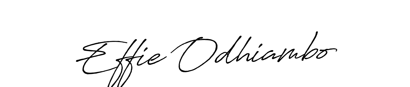 Design your own signature with our free online signature maker. With this signature software, you can create a handwritten (Antro_Vectra_Bolder) signature for name Effie Odhiambo. Effie Odhiambo signature style 7 images and pictures png