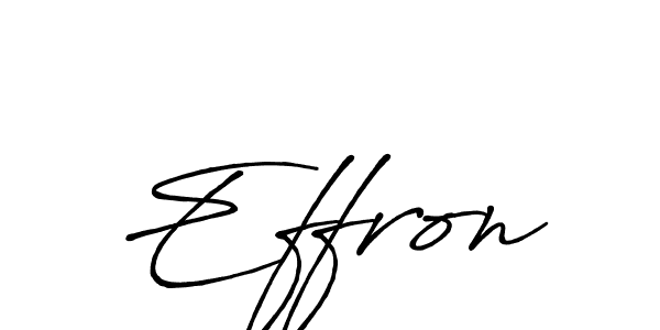 Design your own signature with our free online signature maker. With this signature software, you can create a handwritten (Antro_Vectra_Bolder) signature for name Effron. Effron signature style 7 images and pictures png