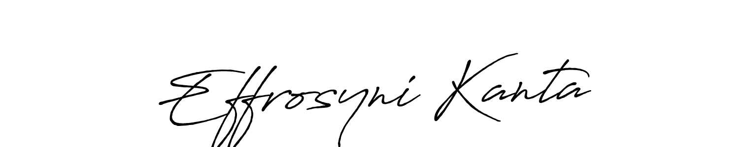 The best way (Antro_Vectra_Bolder) to make a short signature is to pick only two or three words in your name. The name Effrosyni Kanta include a total of six letters. For converting this name. Effrosyni Kanta signature style 7 images and pictures png