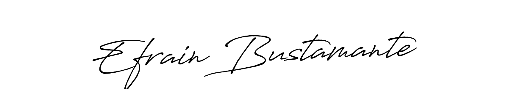 Use a signature maker to create a handwritten signature online. With this signature software, you can design (Antro_Vectra_Bolder) your own signature for name Efrain Bustamante. Efrain Bustamante signature style 7 images and pictures png