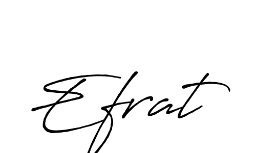 How to make Efrat signature? Antro_Vectra_Bolder is a professional autograph style. Create handwritten signature for Efrat name. Efrat signature style 7 images and pictures png