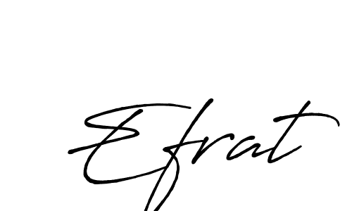 How to make Efrat name signature. Use Antro_Vectra_Bolder style for creating short signs online. This is the latest handwritten sign. Efrat signature style 7 images and pictures png
