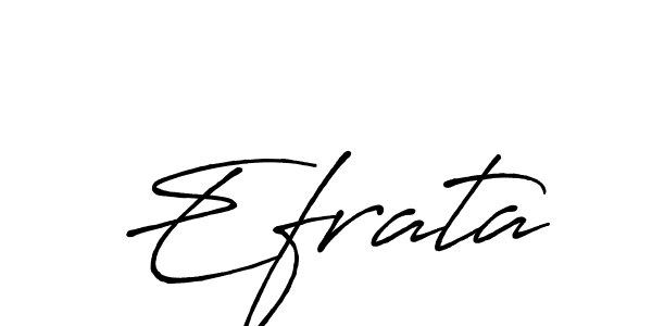 How to make Efrata signature? Antro_Vectra_Bolder is a professional autograph style. Create handwritten signature for Efrata name. Efrata signature style 7 images and pictures png