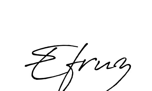 How to make Efruz signature? Antro_Vectra_Bolder is a professional autograph style. Create handwritten signature for Efruz name. Efruz signature style 7 images and pictures png