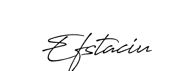 Design your own signature with our free online signature maker. With this signature software, you can create a handwritten (Antro_Vectra_Bolder) signature for name Efstaciu. Efstaciu signature style 7 images and pictures png