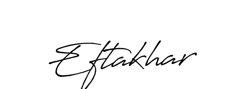 Antro_Vectra_Bolder is a professional signature style that is perfect for those who want to add a touch of class to their signature. It is also a great choice for those who want to make their signature more unique. Get Eftakhar name to fancy signature for free. Eftakhar signature style 7 images and pictures png