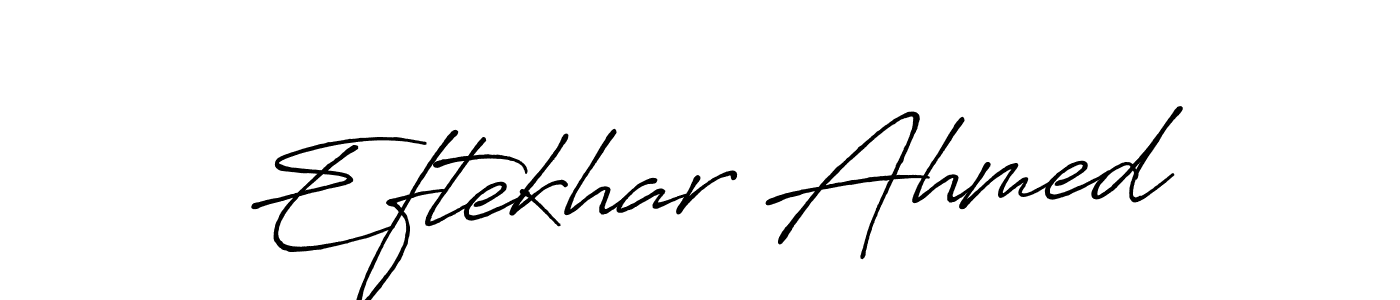 Antro_Vectra_Bolder is a professional signature style that is perfect for those who want to add a touch of class to their signature. It is also a great choice for those who want to make their signature more unique. Get Eftekhar Ahmed name to fancy signature for free. Eftekhar Ahmed signature style 7 images and pictures png