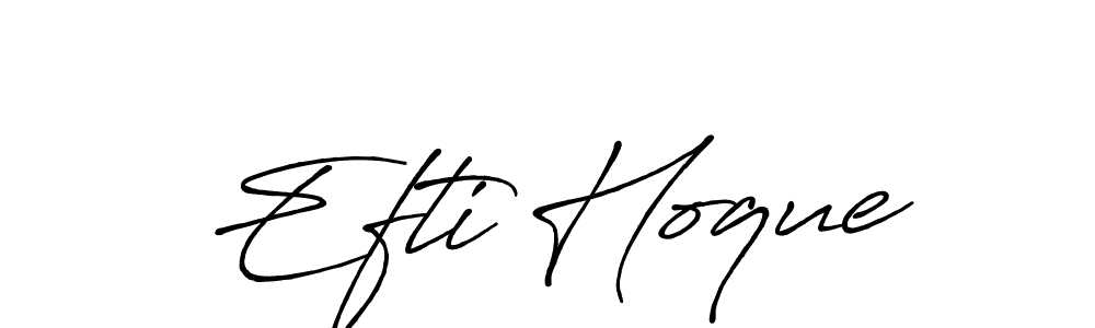 Similarly Antro_Vectra_Bolder is the best handwritten signature design. Signature creator online .You can use it as an online autograph creator for name Efti Hoque. Efti Hoque signature style 7 images and pictures png