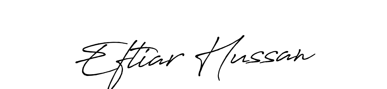 It looks lik you need a new signature style for name Eftiar Hussan. Design unique handwritten (Antro_Vectra_Bolder) signature with our free signature maker in just a few clicks. Eftiar Hussan signature style 7 images and pictures png