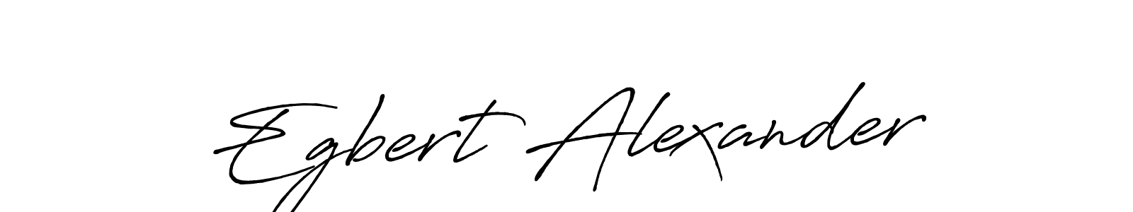 Also You can easily find your signature by using the search form. We will create Egbert Alexander name handwritten signature images for you free of cost using Antro_Vectra_Bolder sign style. Egbert Alexander signature style 7 images and pictures png