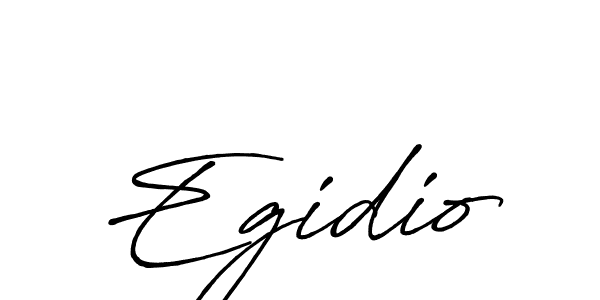 if you are searching for the best signature style for your name Egidio. so please give up your signature search. here we have designed multiple signature styles  using Antro_Vectra_Bolder. Egidio signature style 7 images and pictures png