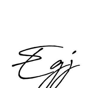 Egj stylish signature style. Best Handwritten Sign (Antro_Vectra_Bolder) for my name. Handwritten Signature Collection Ideas for my name Egj. Egj signature style 7 images and pictures png