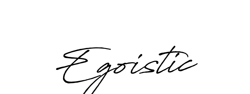 Make a beautiful signature design for name Egoistic. Use this online signature maker to create a handwritten signature for free. Egoistic signature style 7 images and pictures png