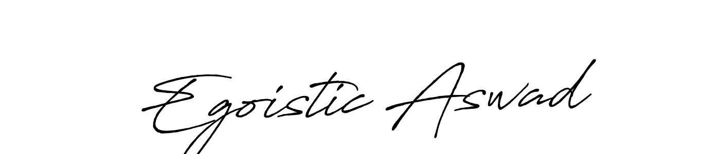 How to make Egoistic Aswad name signature. Use Antro_Vectra_Bolder style for creating short signs online. This is the latest handwritten sign. Egoistic Aswad signature style 7 images and pictures png