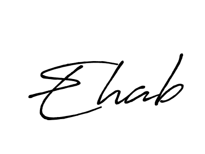 Make a beautiful signature design for name Ehab. Use this online signature maker to create a handwritten signature for free. Ehab signature style 7 images and pictures png