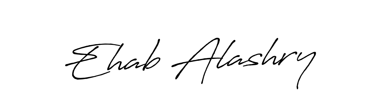 Ehab Alashry stylish signature style. Best Handwritten Sign (Antro_Vectra_Bolder) for my name. Handwritten Signature Collection Ideas for my name Ehab Alashry. Ehab Alashry signature style 7 images and pictures png