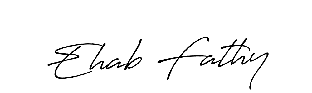 Make a beautiful signature design for name Ehab Fathy. Use this online signature maker to create a handwritten signature for free. Ehab Fathy signature style 7 images and pictures png