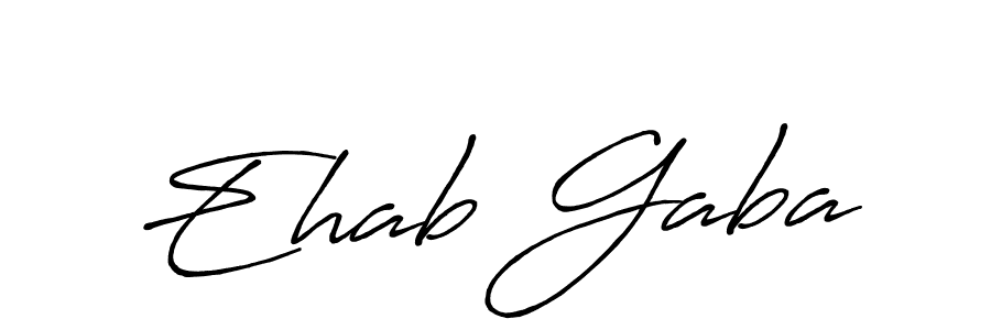 See photos of Ehab Gaba official signature by Spectra . Check more albums & portfolios. Read reviews & check more about Antro_Vectra_Bolder font. Ehab Gaba signature style 7 images and pictures png