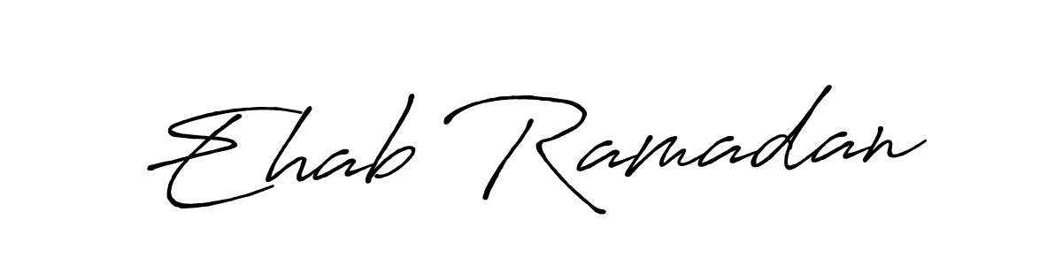 You can use this online signature creator to create a handwritten signature for the name Ehab Ramadan. This is the best online autograph maker. Ehab Ramadan signature style 7 images and pictures png