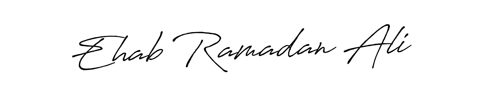 Similarly Antro_Vectra_Bolder is the best handwritten signature design. Signature creator online .You can use it as an online autograph creator for name Ehab Ramadan Ali. Ehab Ramadan Ali signature style 7 images and pictures png