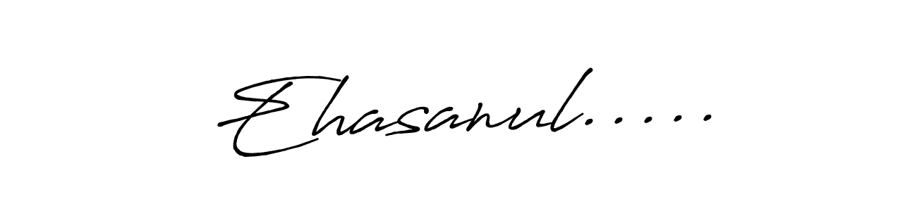 Also You can easily find your signature by using the search form. We will create Ehasanul..... name handwritten signature images for you free of cost using Antro_Vectra_Bolder sign style. Ehasanul..... signature style 7 images and pictures png