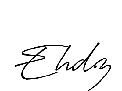 Use a signature maker to create a handwritten signature online. With this signature software, you can design (Antro_Vectra_Bolder) your own signature for name Ehdz. Ehdz signature style 7 images and pictures png