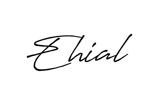 Create a beautiful signature design for name Ehial. With this signature (Antro_Vectra_Bolder) fonts, you can make a handwritten signature for free. Ehial signature style 7 images and pictures png