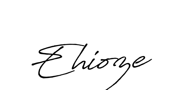 Design your own signature with our free online signature maker. With this signature software, you can create a handwritten (Antro_Vectra_Bolder) signature for name Ehioze. Ehioze signature style 7 images and pictures png