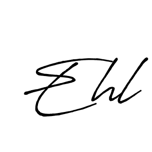Best and Professional Signature Style for Ehl. Antro_Vectra_Bolder Best Signature Style Collection. Ehl signature style 7 images and pictures png