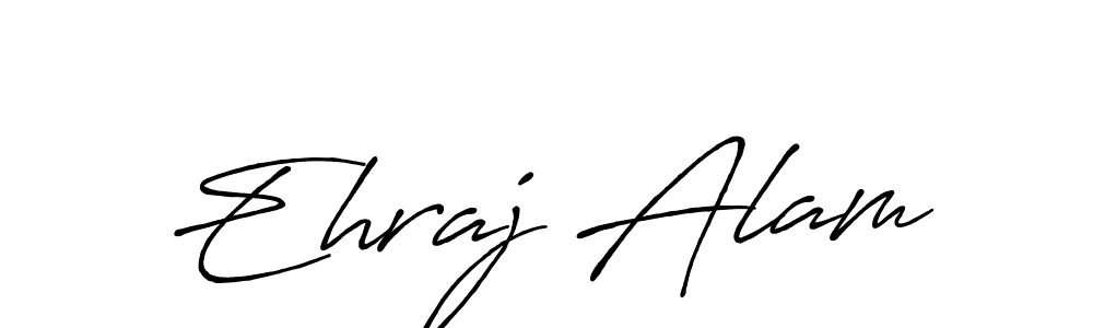 Similarly Antro_Vectra_Bolder is the best handwritten signature design. Signature creator online .You can use it as an online autograph creator for name Ehraj Alam. Ehraj Alam signature style 7 images and pictures png