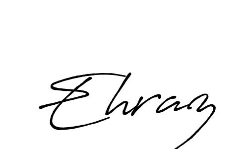 How to make Ehraz signature? Antro_Vectra_Bolder is a professional autograph style. Create handwritten signature for Ehraz name. Ehraz signature style 7 images and pictures png