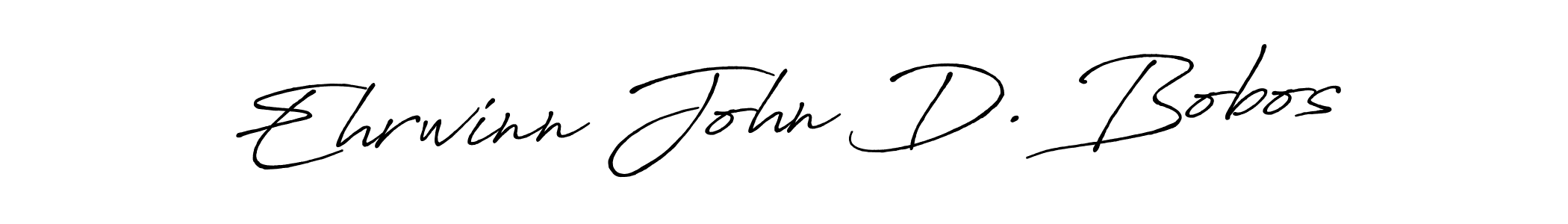 Design your own signature with our free online signature maker. With this signature software, you can create a handwritten (Antro_Vectra_Bolder) signature for name Ehrwinn John D. Bobos. Ehrwinn John D. Bobos signature style 7 images and pictures png