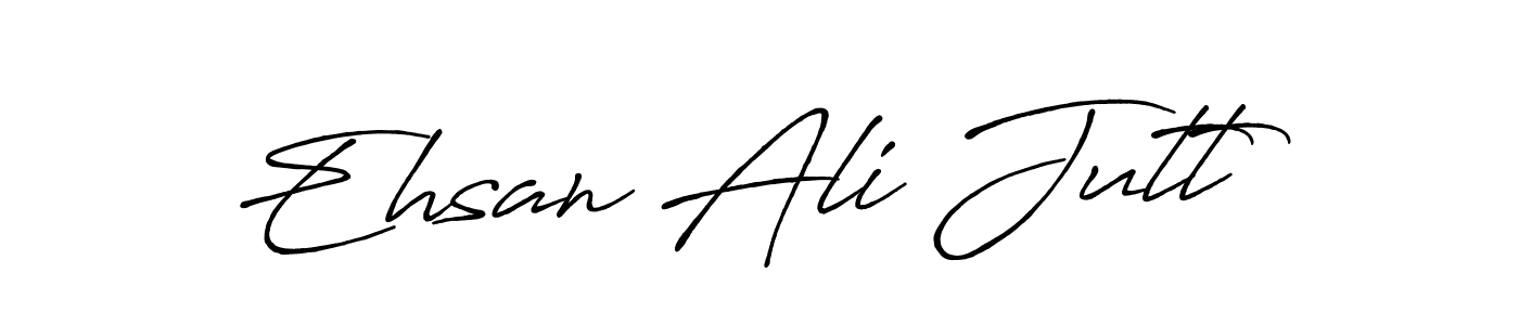 Also we have Ehsan Ali Jutt name is the best signature style. Create professional handwritten signature collection using Antro_Vectra_Bolder autograph style. Ehsan Ali Jutt signature style 7 images and pictures png