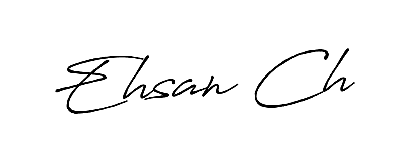 How to Draw Ehsan Ch signature style? Antro_Vectra_Bolder is a latest design signature styles for name Ehsan Ch. Ehsan Ch signature style 7 images and pictures png