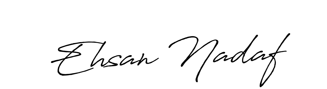 Use a signature maker to create a handwritten signature online. With this signature software, you can design (Antro_Vectra_Bolder) your own signature for name Ehsan Nadaf. Ehsan Nadaf signature style 7 images and pictures png