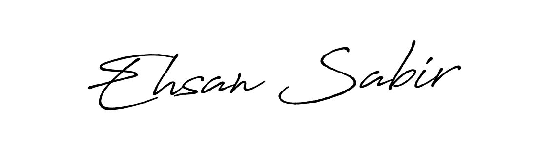 Use a signature maker to create a handwritten signature online. With this signature software, you can design (Antro_Vectra_Bolder) your own signature for name Ehsan Sabir. Ehsan Sabir signature style 7 images and pictures png