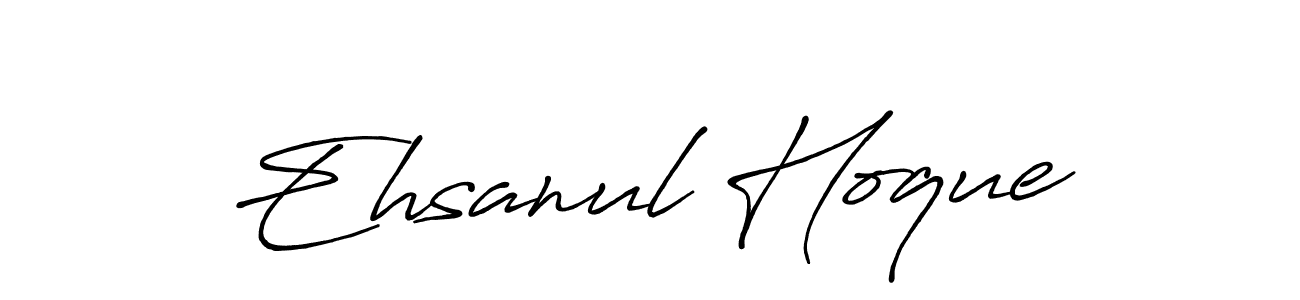 Design your own signature with our free online signature maker. With this signature software, you can create a handwritten (Antro_Vectra_Bolder) signature for name Ehsanul Hoque. Ehsanul Hoque signature style 7 images and pictures png