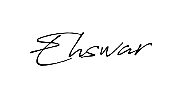 Make a beautiful signature design for name Ehswar. With this signature (Antro_Vectra_Bolder) style, you can create a handwritten signature for free. Ehswar signature style 7 images and pictures png