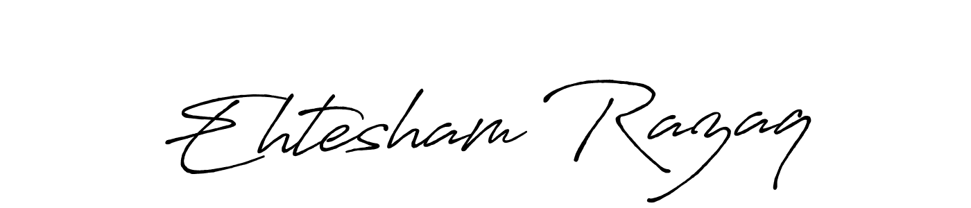 if you are searching for the best signature style for your name Ehtesham Razaq. so please give up your signature search. here we have designed multiple signature styles  using Antro_Vectra_Bolder. Ehtesham Razaq signature style 7 images and pictures png