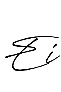 You should practise on your own different ways (Antro_Vectra_Bolder) to write your name (Ei) in signature. don't let someone else do it for you. Ei signature style 7 images and pictures png