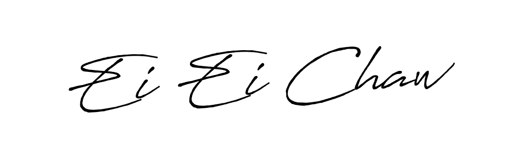 The best way (Antro_Vectra_Bolder) to make a short signature is to pick only two or three words in your name. The name Ei Ei Chaw include a total of six letters. For converting this name. Ei Ei Chaw signature style 7 images and pictures png