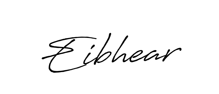 Create a beautiful signature design for name Eibhear. With this signature (Antro_Vectra_Bolder) fonts, you can make a handwritten signature for free. Eibhear signature style 7 images and pictures png