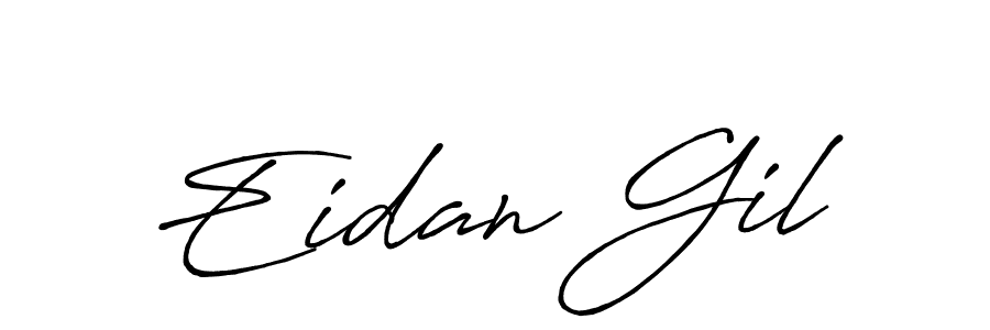 Use a signature maker to create a handwritten signature online. With this signature software, you can design (Antro_Vectra_Bolder) your own signature for name Eidan Gil. Eidan Gil signature style 7 images and pictures png