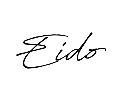 Create a beautiful signature design for name Eido. With this signature (Antro_Vectra_Bolder) fonts, you can make a handwritten signature for free. Eido signature style 7 images and pictures png