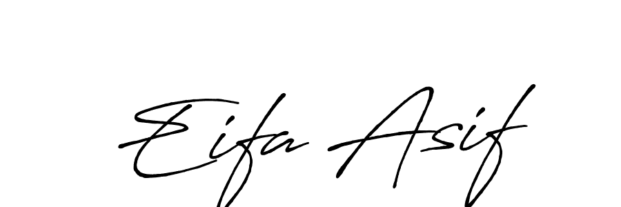 Similarly Antro_Vectra_Bolder is the best handwritten signature design. Signature creator online .You can use it as an online autograph creator for name Eifa Asif. Eifa Asif signature style 7 images and pictures png