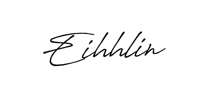 Make a beautiful signature design for name Eihhlin. With this signature (Antro_Vectra_Bolder) style, you can create a handwritten signature for free. Eihhlin signature style 7 images and pictures png