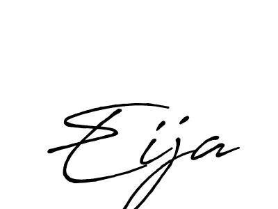 Also we have Eija name is the best signature style. Create professional handwritten signature collection using Antro_Vectra_Bolder autograph style. Eija signature style 7 images and pictures png