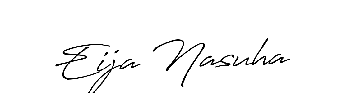 You should practise on your own different ways (Antro_Vectra_Bolder) to write your name (Eija Nasuha) in signature. don't let someone else do it for you. Eija Nasuha signature style 7 images and pictures png