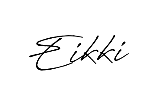 It looks lik you need a new signature style for name Eikki. Design unique handwritten (Antro_Vectra_Bolder) signature with our free signature maker in just a few clicks. Eikki signature style 7 images and pictures png